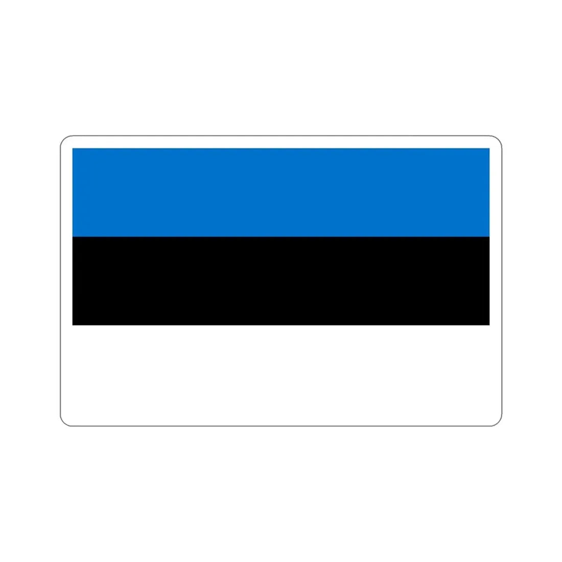 Flag of Estonia STICKER Vinyl Die-Cut Decal - The Sticker Space