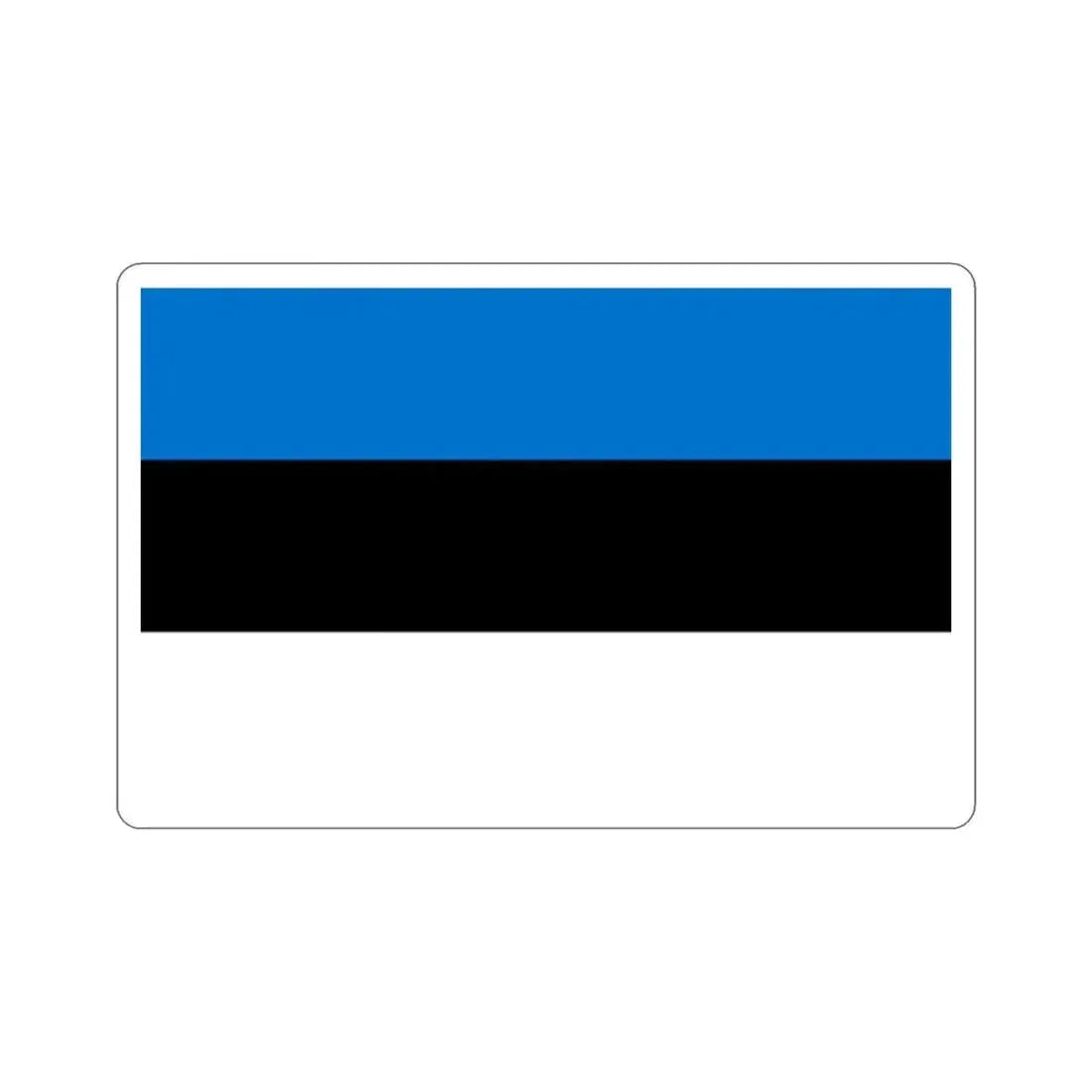Flag of Estonia STICKER Vinyl Die-Cut Decal - The Sticker Space