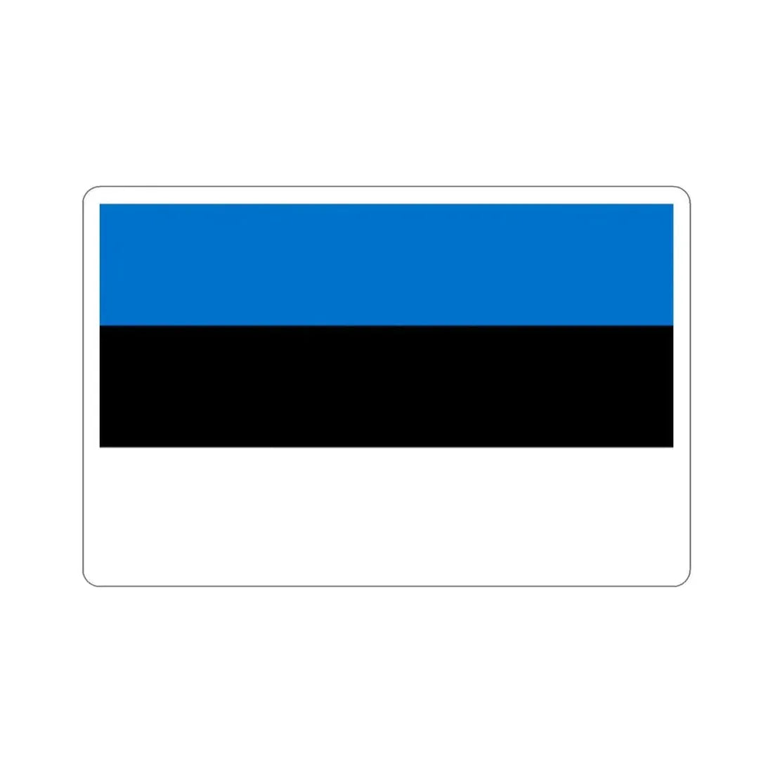 Flag of Estonia STICKER Vinyl Die-Cut Decal - The Sticker Space