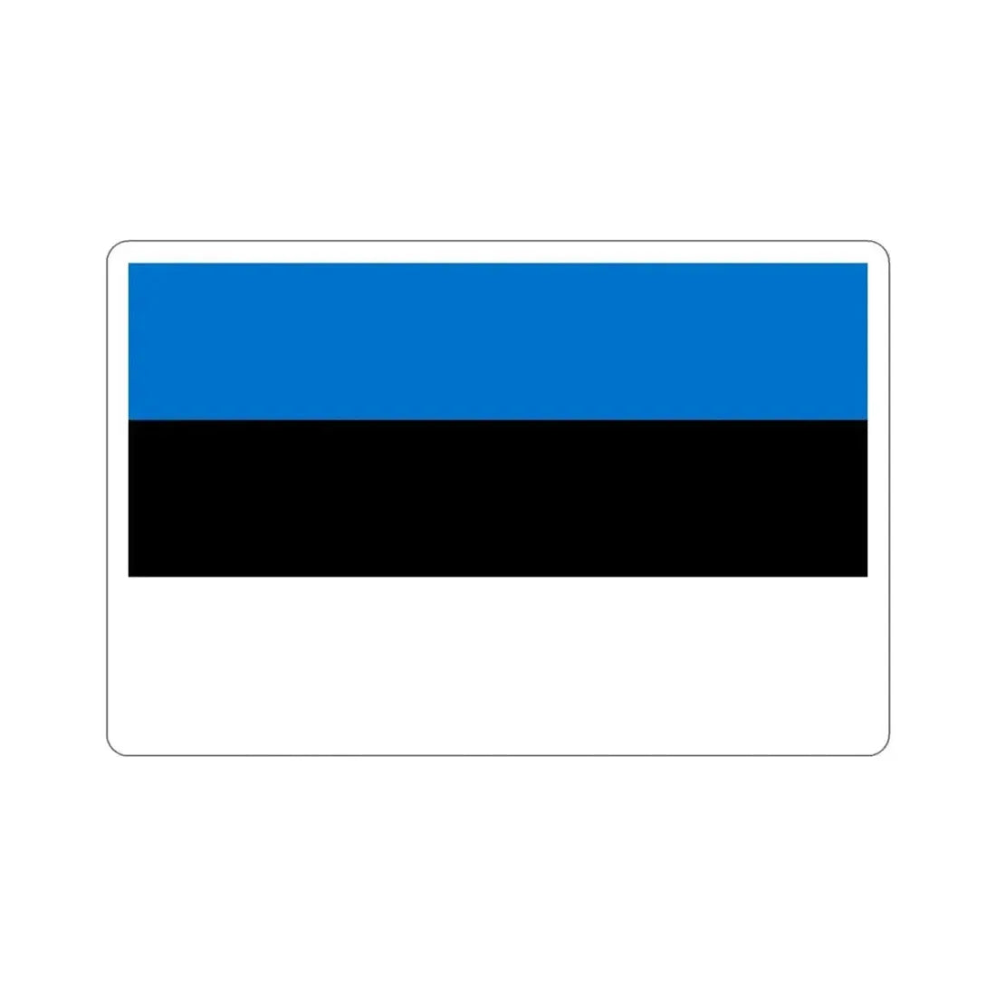 Flag of Estonia STICKER Vinyl Die-Cut Decal - The Sticker Space