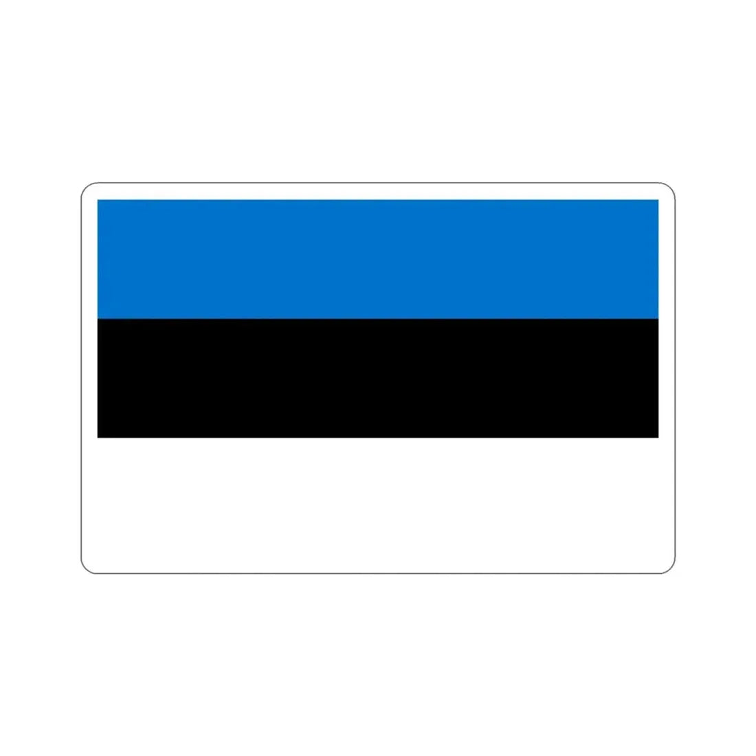 Flag of Estonia STICKER Vinyl Die-Cut Decal - The Sticker Space