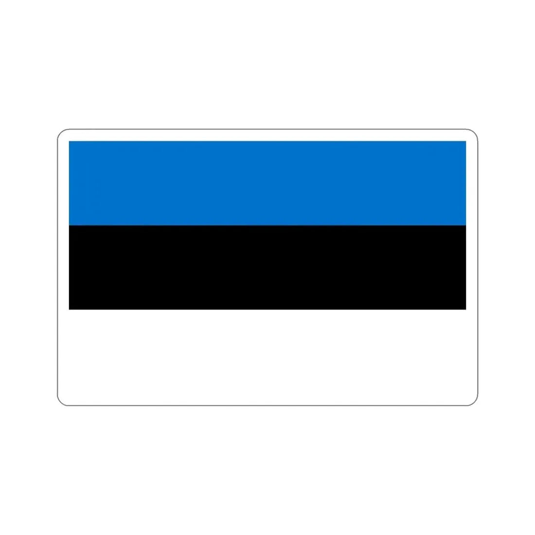 Flag of Estonia STICKER Vinyl Die-Cut Decal - The Sticker Space