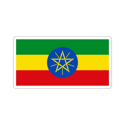 Flag of Ethiopia STICKER Vinyl Die-Cut Decal-2 Inch-The Sticker Space