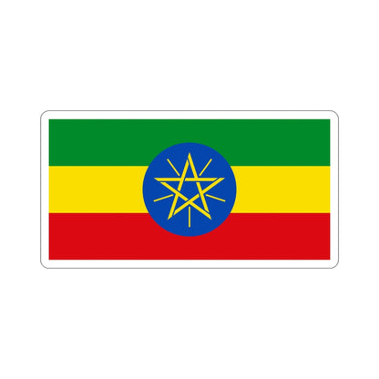 Flag of Ethiopia STICKER Vinyl Die-Cut Decal-3 Inch-The Sticker Space