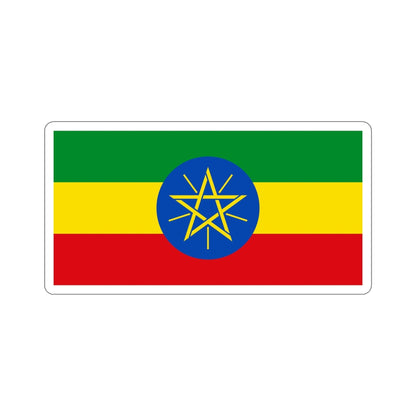 Flag of Ethiopia STICKER Vinyl Die-Cut Decal-6 Inch-The Sticker Space