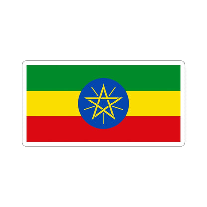 Flag of Ethiopia STICKER Vinyl Die-Cut Decal-6 Inch-The Sticker Space