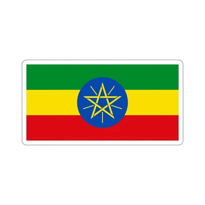 Flag of Ethiopia STICKER Vinyl Die-Cut Decal 6 Inch - The Sticker Space
