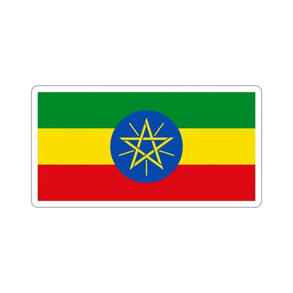 Flag of Ethiopia STICKER Vinyl Die-Cut Decal - The Sticker Space