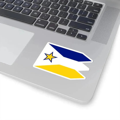 Flag of Euclid Ohio (United States) STICKER Vinyl Kiss-Cut Decal - The Sticker Space