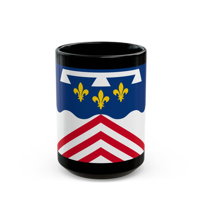 Flag of Eure et Loir France 2 - Black Coffee Mug-15oz-The Sticker Space