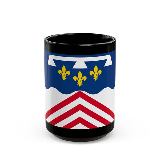 Flag of Eure et Loir France 2 - Black Coffee Mug-15oz-The Sticker Space