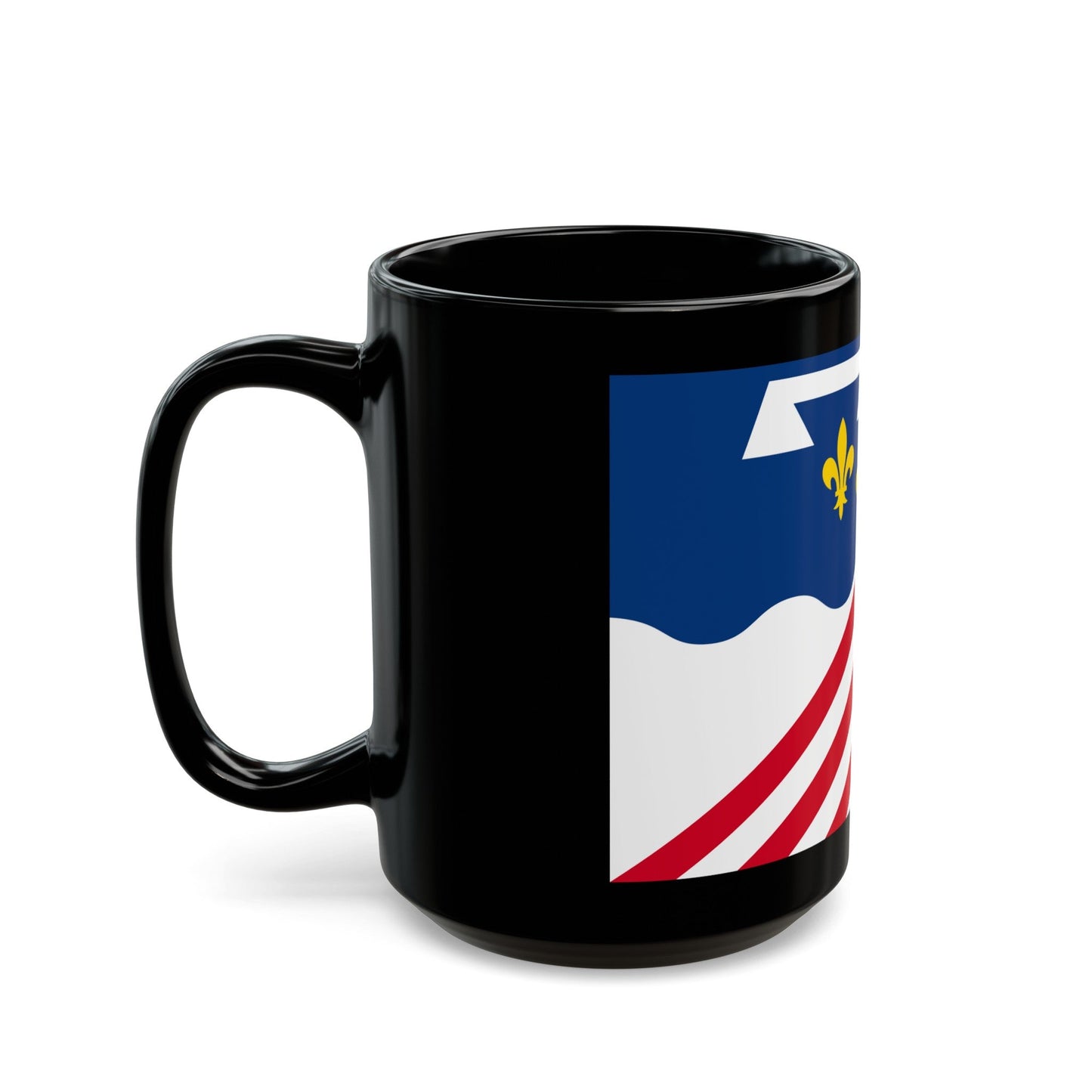 Flag of Eure et Loir France 2 - Black Coffee Mug-The Sticker Space