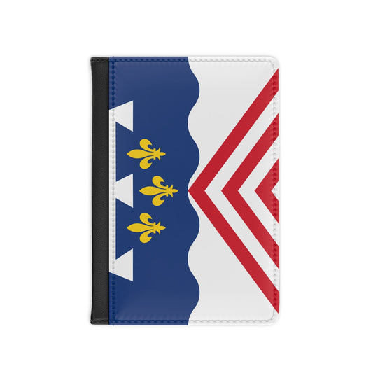 Flag of Eure et Loir France 2 - Passport Holder-3.9" x 5.8"-The Sticker Space