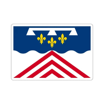 Flag of Eure et Loir France 2 STICKER Vinyl Die-Cut Decal 2 Inch - The Sticker Space