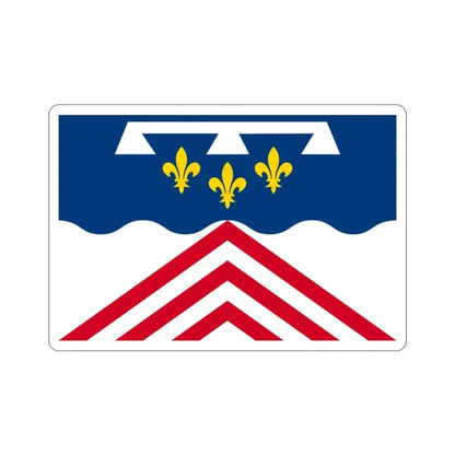 Flag of Eure et Loir France 2 STICKER Vinyl Die-Cut Decal 2 Inch - The Sticker Space