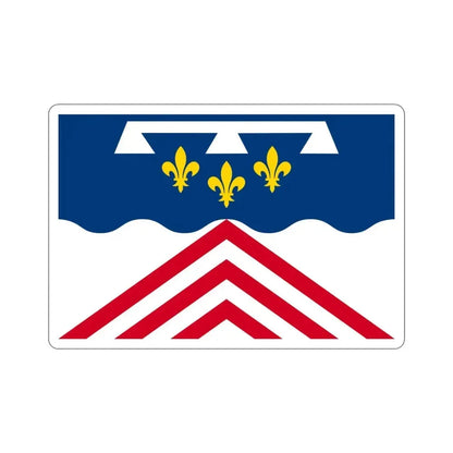 Flag of Eure et Loir France 2 STICKER Vinyl Die-Cut Decal 4 Inch - The Sticker Space
