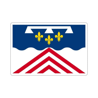 Flag of Eure et Loir France 2 STICKER Vinyl Die-Cut Decal 5 Inch - The Sticker Space