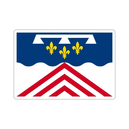 Flag of Eure et Loir France 2 STICKER Vinyl Die-Cut Decal 5 Inch - The Sticker Space