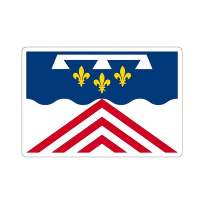 Flag of Eure et Loir France 2 STICKER Vinyl Die-Cut Decal 6 Inch - The Sticker Space