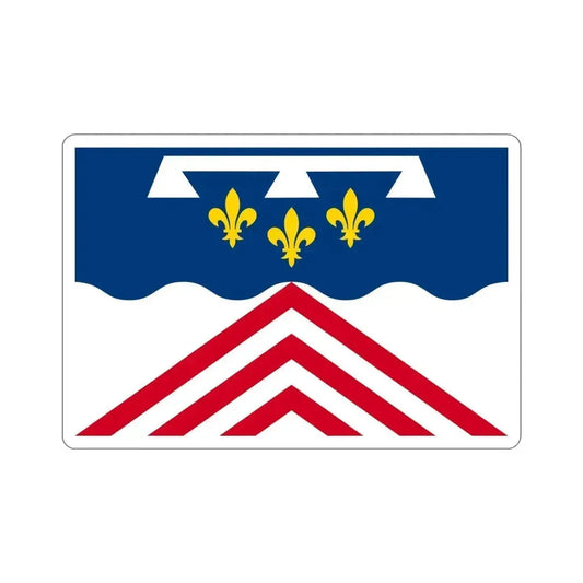 Flag of Eure et Loir France 2 STICKER Vinyl Die-Cut Decal 6 Inch - The Sticker Space