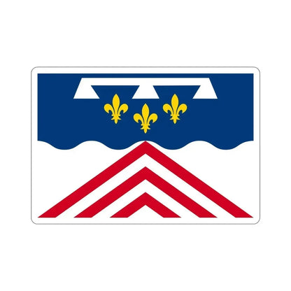 Flag of Eure et Loir France 2 STICKER Vinyl Die-Cut Decal 6 Inch - The Sticker Space