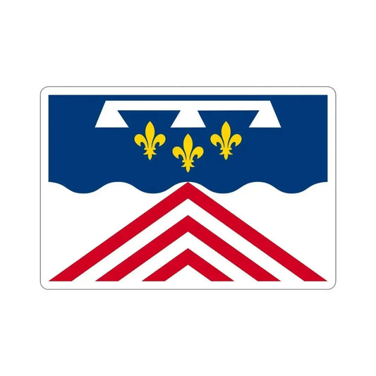 Flag of Eure et Loir France 2 STICKER Vinyl Die-Cut Decal 6 Inch - The Sticker Space