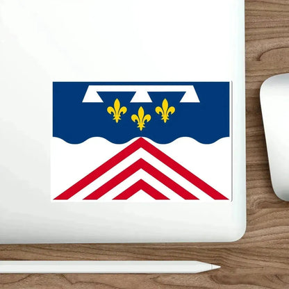 Flag of Eure et Loir France 2 STICKER Vinyl Die-Cut Decal - The Sticker Space