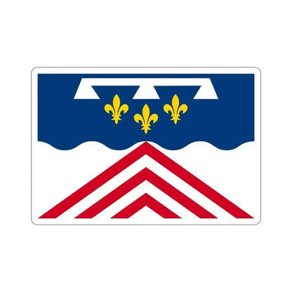 Flag of Eure et Loir France 2 STICKER Vinyl Die-Cut Decal - The Sticker Space