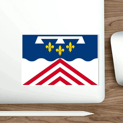 Flag of Eure et Loir France 2 STICKER Vinyl Die-Cut Decal - The Sticker Space