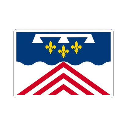 Flag of Eure et Loir France 2 STICKER Vinyl Die-Cut Decal - The Sticker Space