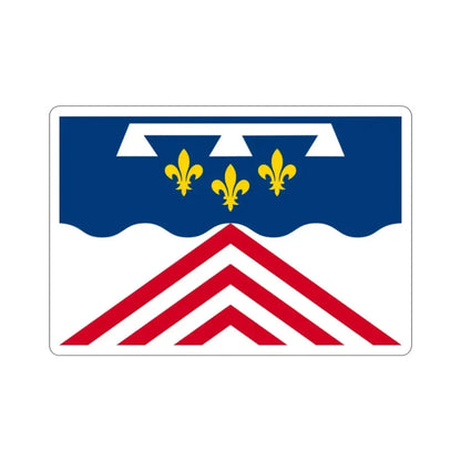 Flag of Eure et Loir France 2 STICKER Vinyl Die-Cut Decal - The Sticker Space