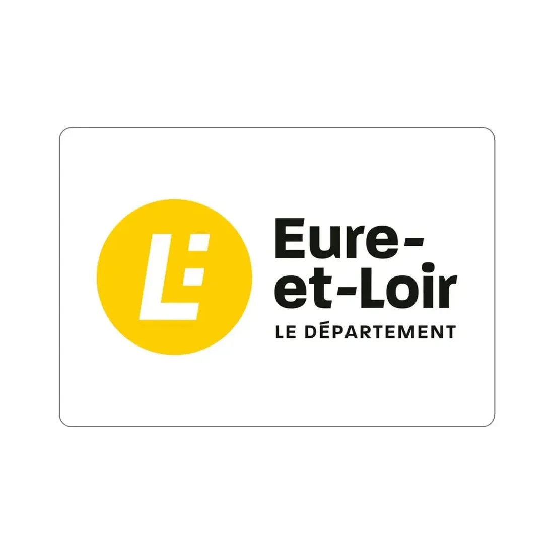 Flag of Eure et Loir France STICKER Vinyl Die-Cut Decal - The Sticker Space