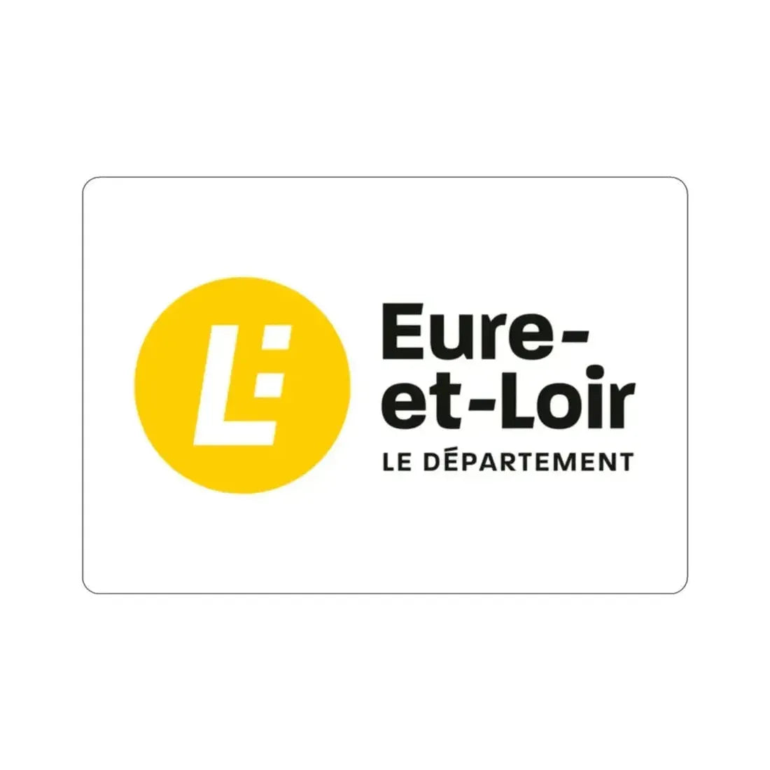 Flag of Eure et Loir France STICKER Vinyl Die-Cut Decal - The Sticker Space