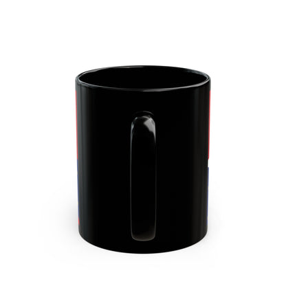 Flag of Eure France 2 - Black Coffee Mug-The Sticker Space