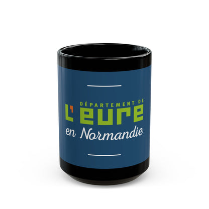 Flag of Eure France - Black Coffee Mug-15oz-The Sticker Space