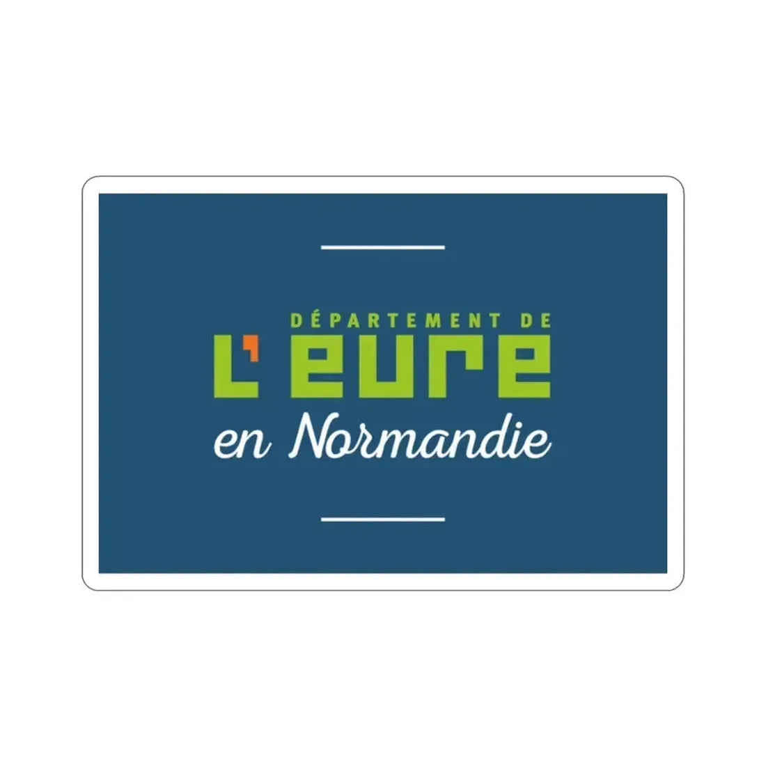Flag of Eure France STICKER Vinyl Die-Cut Decal 2 Inch - The Sticker Space