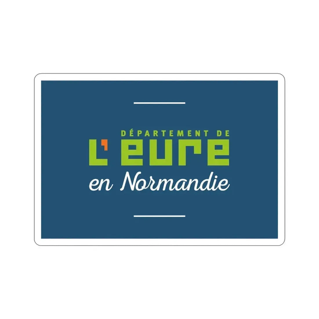 Flag of Eure France STICKER Vinyl Die-Cut Decal 5 Inch - The Sticker Space