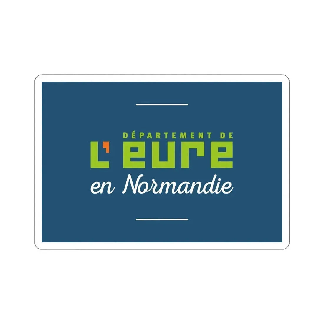 Flag of Eure France STICKER Vinyl Die-Cut Decal 6 Inch - The Sticker Space