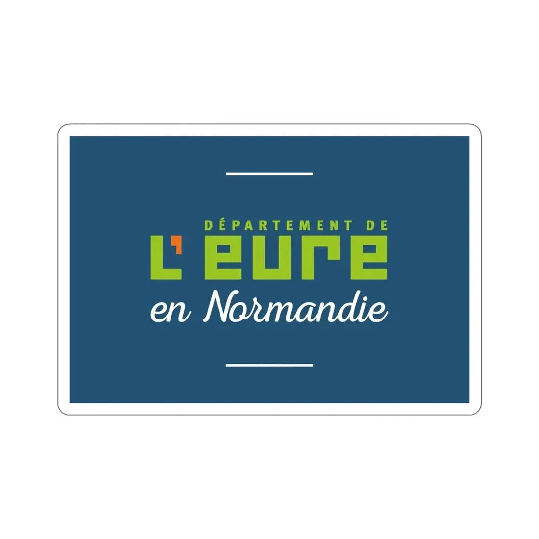 Flag of Eure France STICKER Vinyl Die-Cut Decal - The Sticker Space