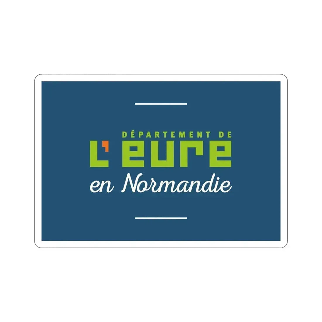 Flag of Eure France STICKER Vinyl Die-Cut Decal - The Sticker Space
