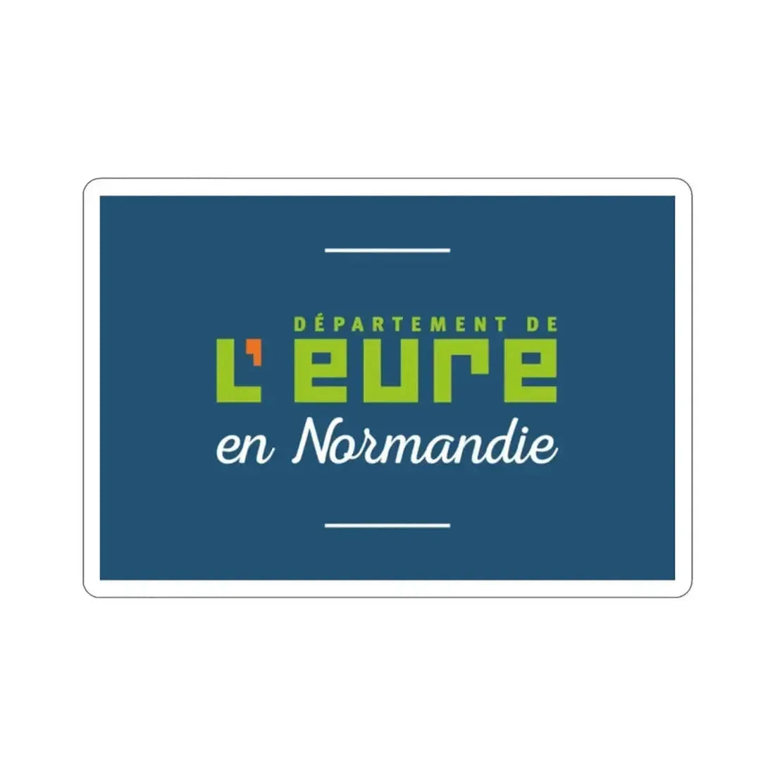 Flag of Eure France STICKER Vinyl Die-Cut Decal - The Sticker Space