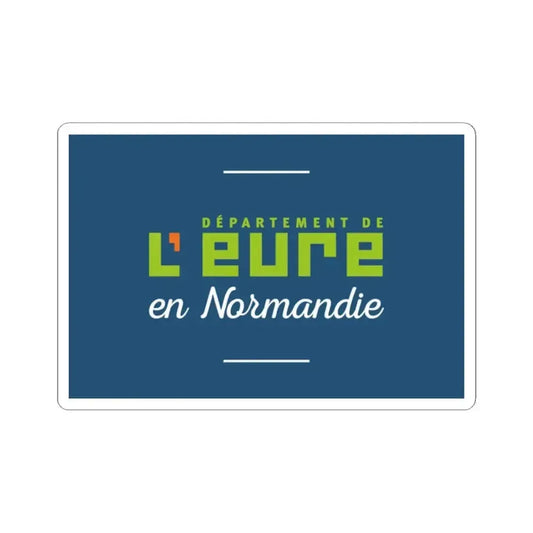 Flag of Eure France - STICKER Vinyl Kiss-Cut Decal 2 Inch White - The Sticker Space