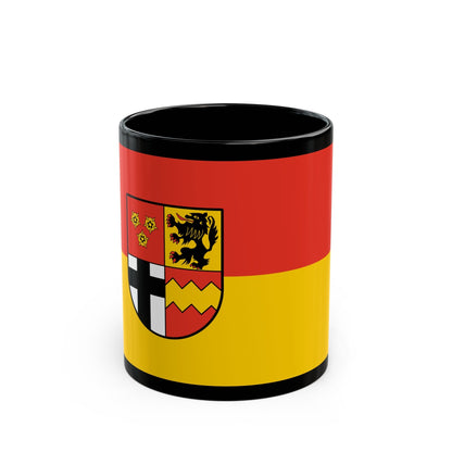 Flag of Euskirchen Germany - Black Coffee Mug-11oz-The Sticker Space