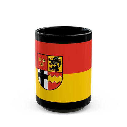 Flag of Euskirchen Germany - Black Coffee Mug-15oz-The Sticker Space