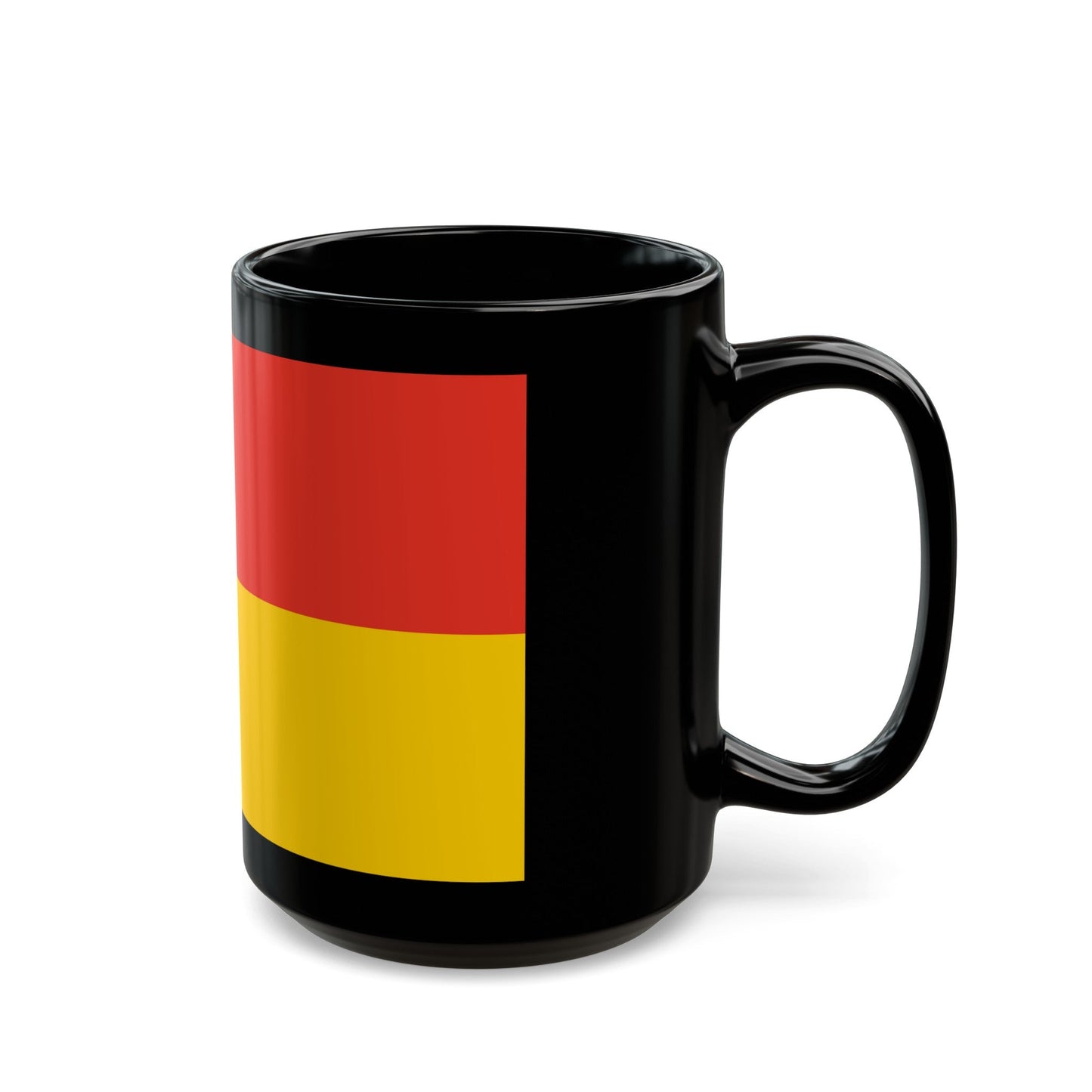 Flag of Euskirchen Germany - Black Coffee Mug-The Sticker Space