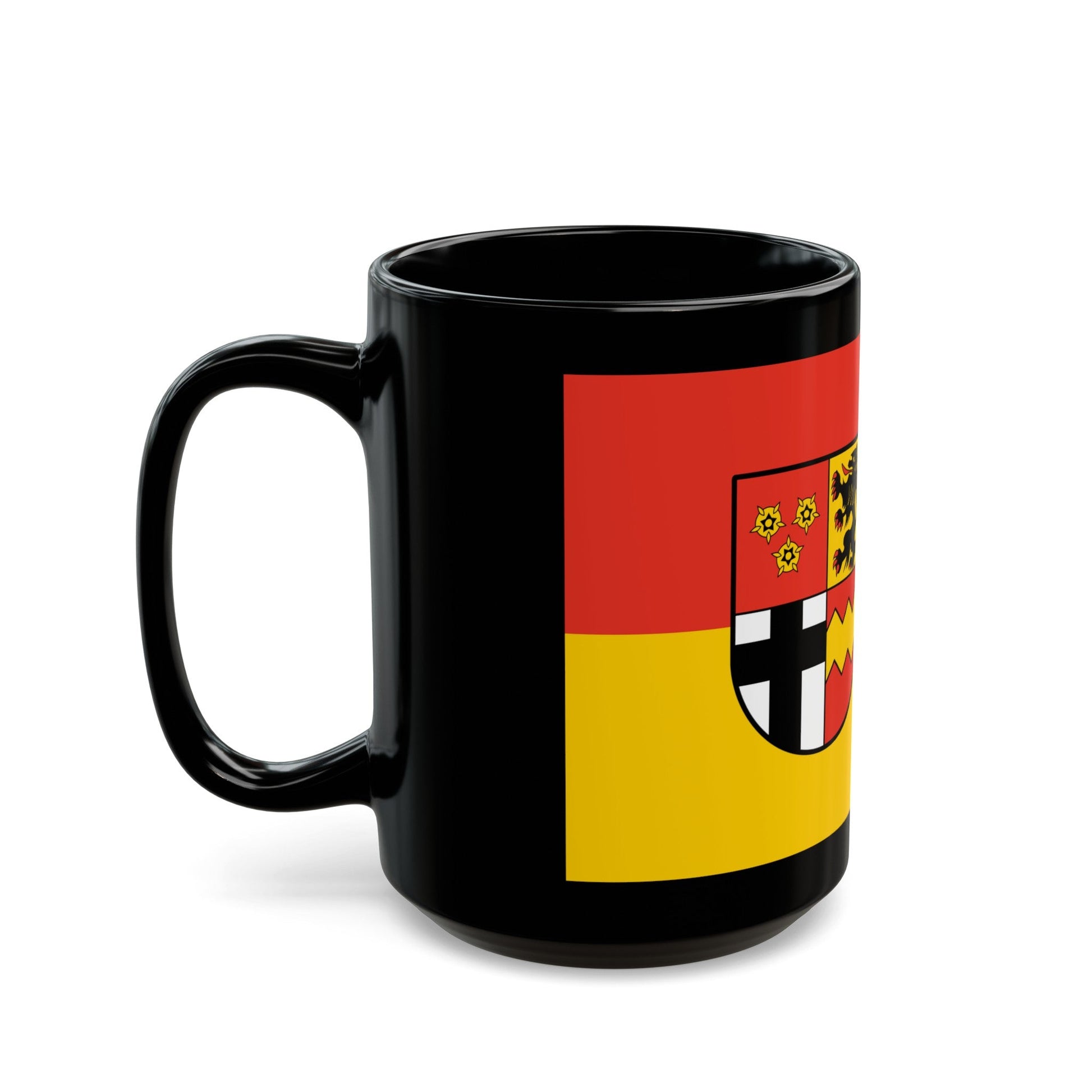 Flag of Euskirchen Germany - Black Coffee Mug-The Sticker Space