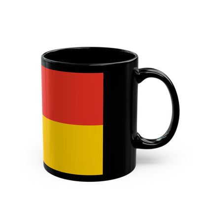 Flag of Euskirchen Germany - Black Coffee Mug-The Sticker Space