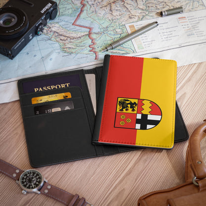 Flag of Euskirchen Germany - Passport Holder-3.9" x 5.8"-The Sticker Space