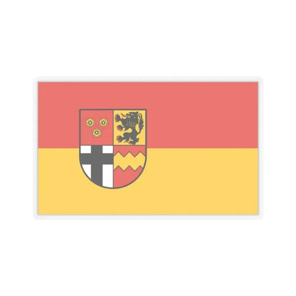 Flag of Euskirchen Germany - STICKER Vinyl Kiss-Cut Decal 2 Inch Transparent - The Sticker Space