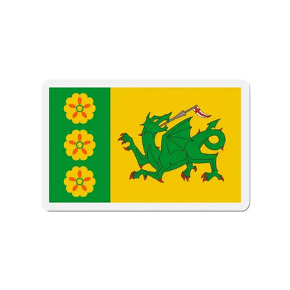 Flag of Evenley UK - Refrigerator Magnet 3 Inch - The Sticker Space